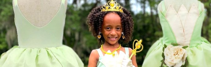 Princess dresses designed with nature, comfort, and beautiful colors in mind