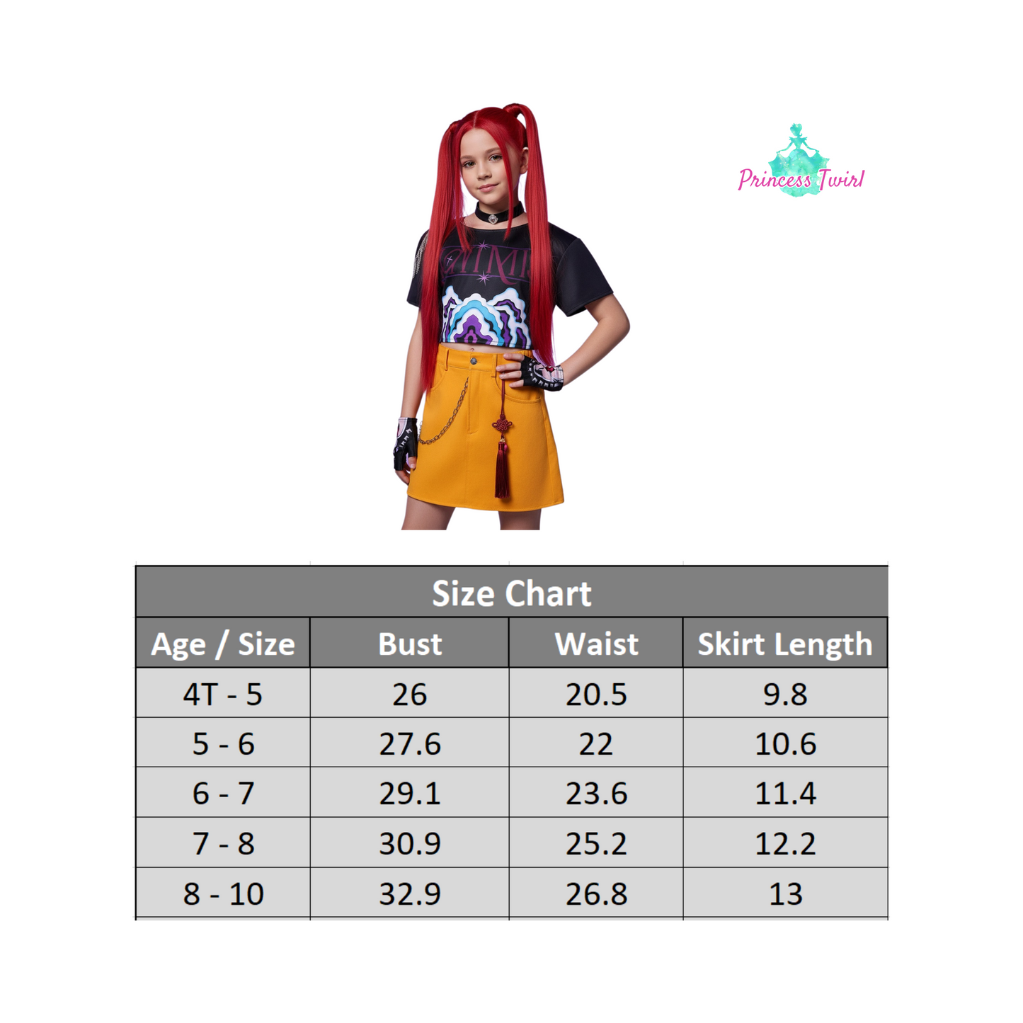 Girls Outfit for Halloween Mira Costume Kpop Demon Hunters inspired 3D Outfits for Girls