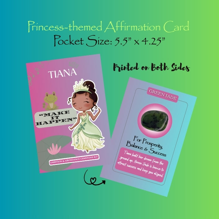 Princess Tiana's Ambition & Abundance Gemstone Kit - Green Jade