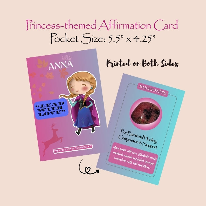 Princess Anna's Passion & Power Gemstone Kit - Rhodonite