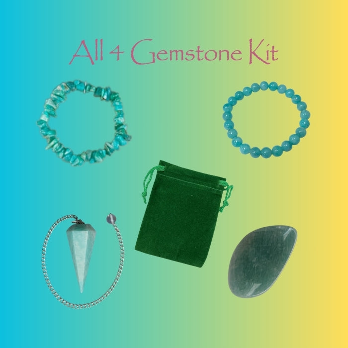 Princess Jasmine's Freedom & Voice Gemstone Kit - Amazonite