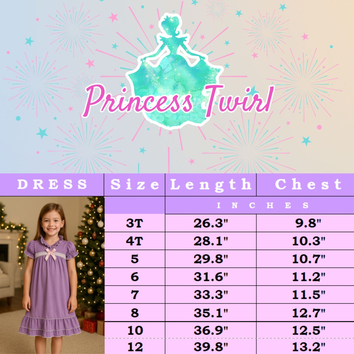 Purple Clara Nutcracker Christmas Morning Dress