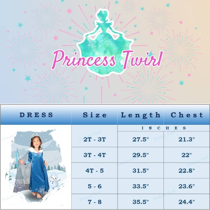 Disney-Inspired Frozen Elsa Dress and Olaf Adventure Costume for kids age 2 3 4 5 6 7 8