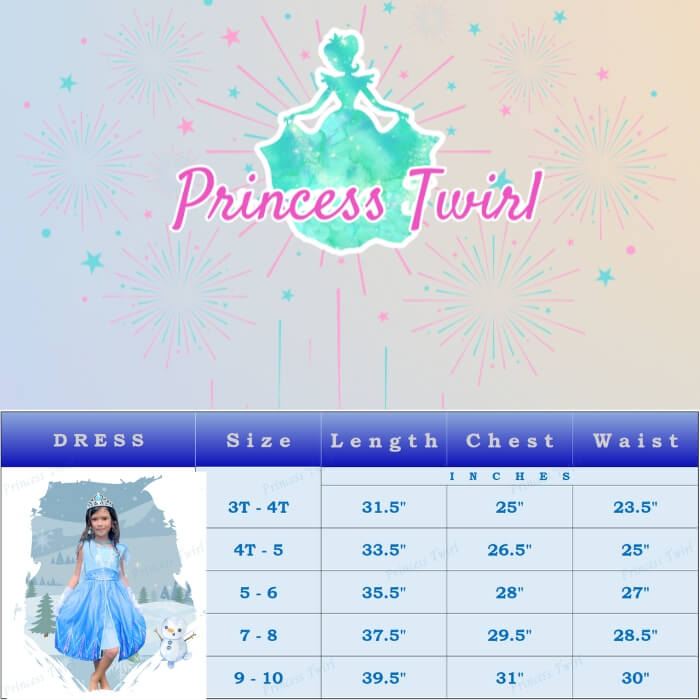 elsa frozen 2 short dress 3t 4t 5 6 7 8 9 10