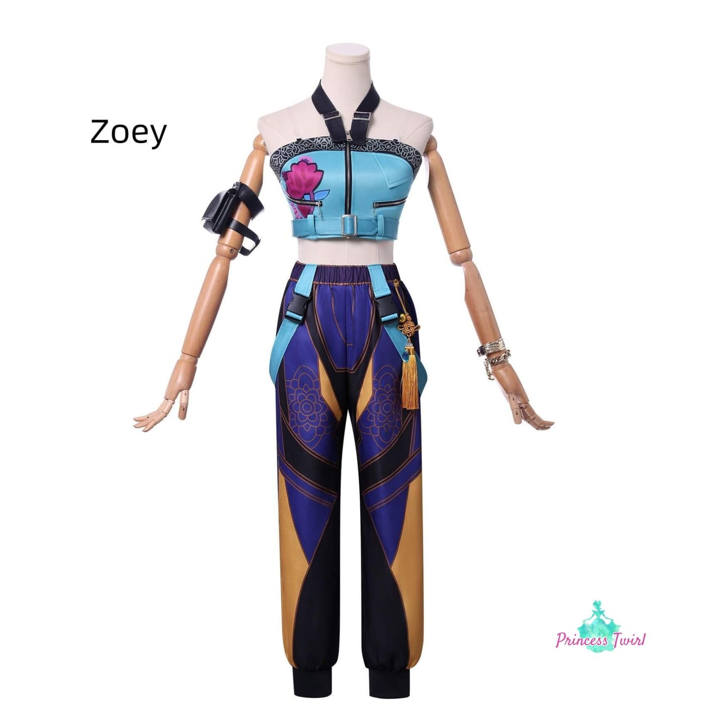 Girls Outfit for Halloween Zoey Costume Kpop Demon Hunters inspired 3D Outfits for Girls