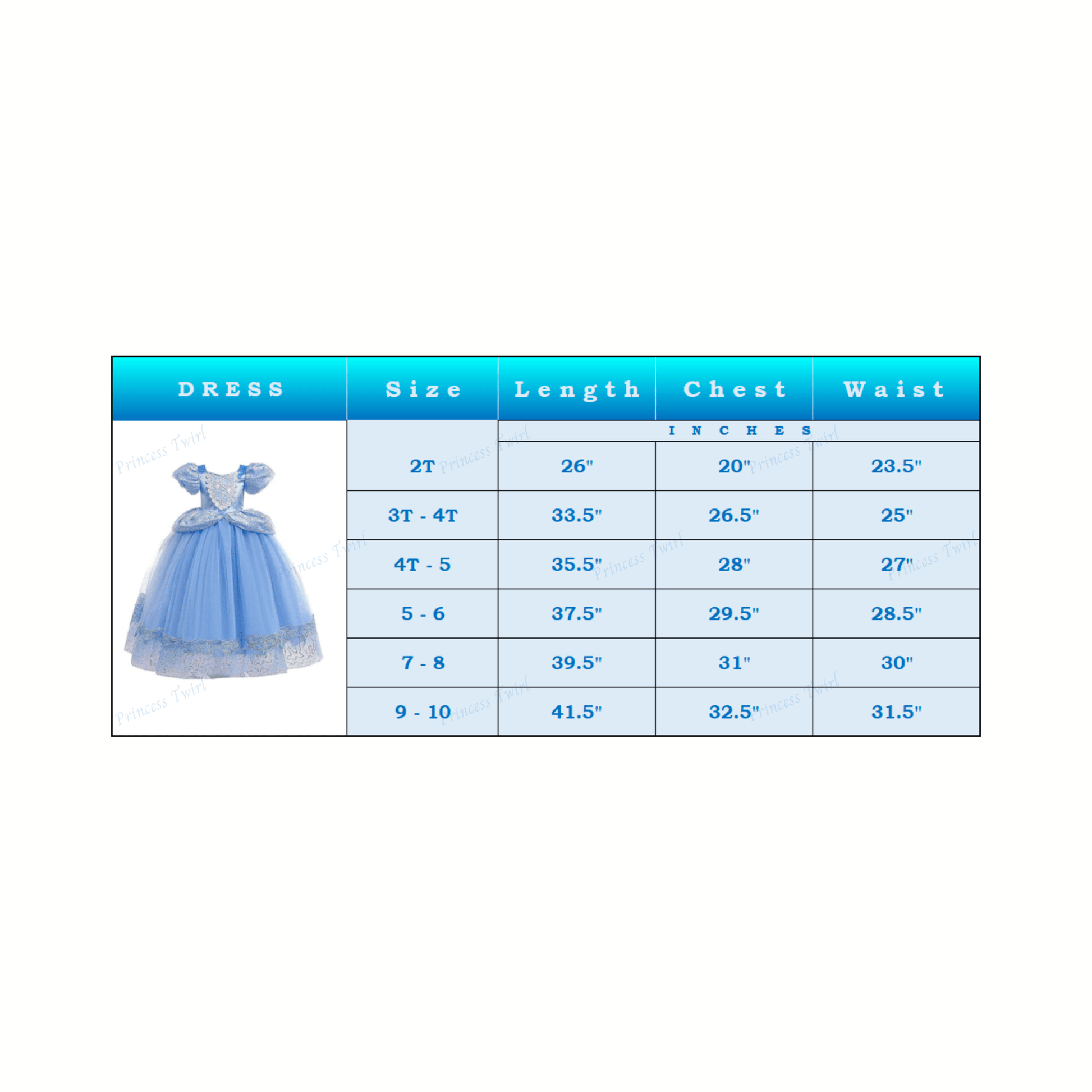 Cinderella-Inspired Princess Dress for Girls' Birthdays and La Cenicienta Celebrations