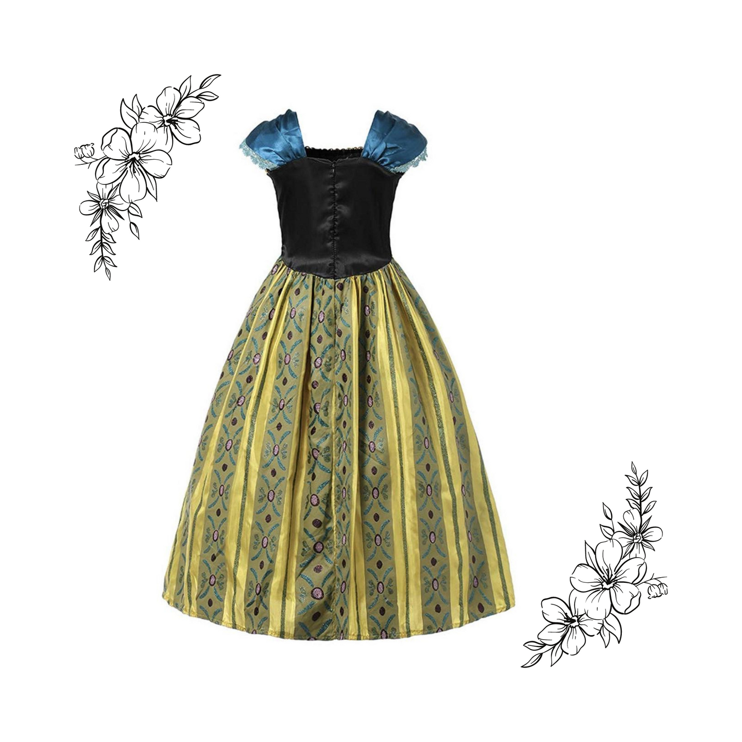 Dress like Royalty with Anna's Coronation Frozen Dress and Accessories