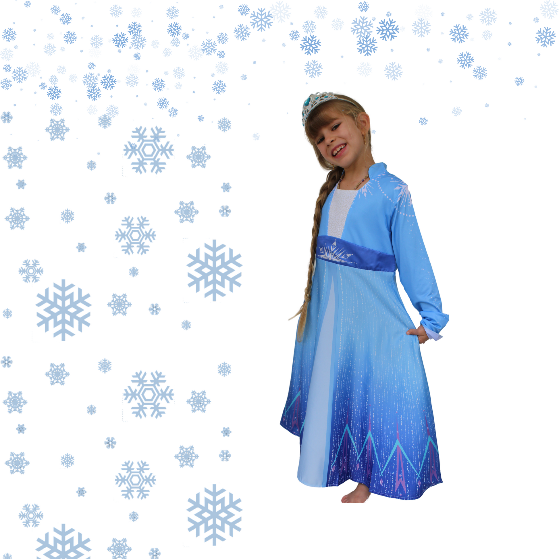 The Ultimate Elsa Birthday Dress and Frozen 2 Accessories Gift Set!