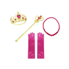 Disney-Inspired Sleeping Beauty Princess Aurora Pink Dress with Accessories.