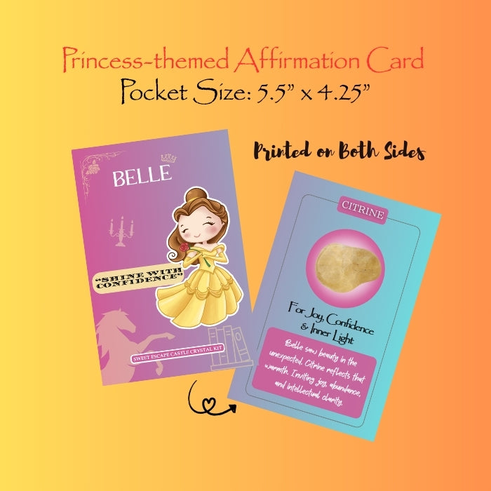 Princess Belle' Sweet Escape Castle Crystal Kit - Citrine