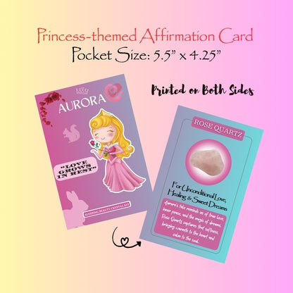 Princess Aurora Sleeping Beauty Crystal Kit - Rose Quartz