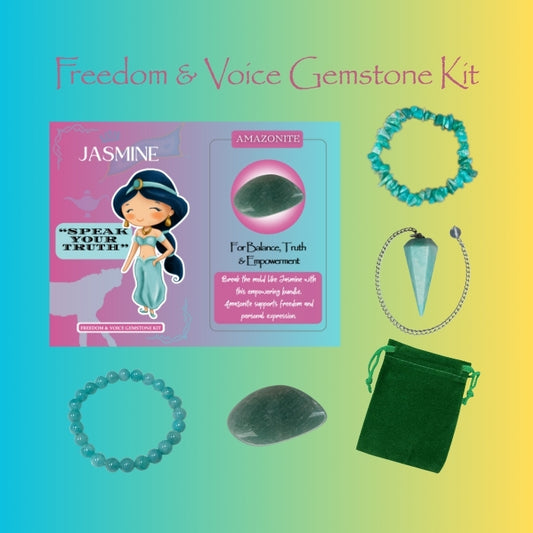 Princess Jasmine's Freedom & Voice Gemstone Kit - Amazonite