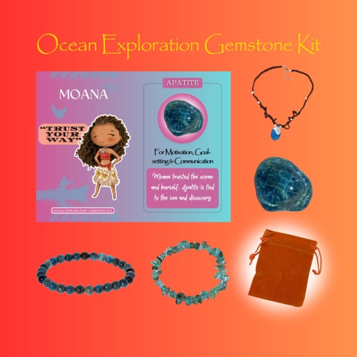 Princess Moana's Ocean Exploration Gemstone Kit - Apatite