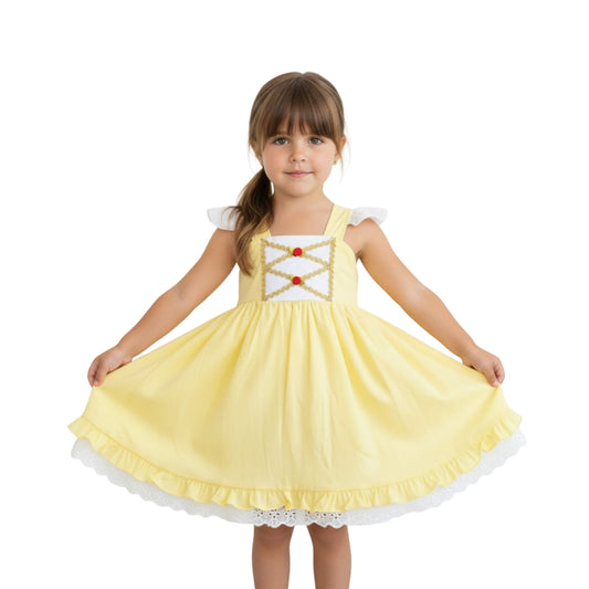 Princess Cotton Dresses for Girls Princess Twirl Princess Cotton Dresses for Girls Princess Twirl