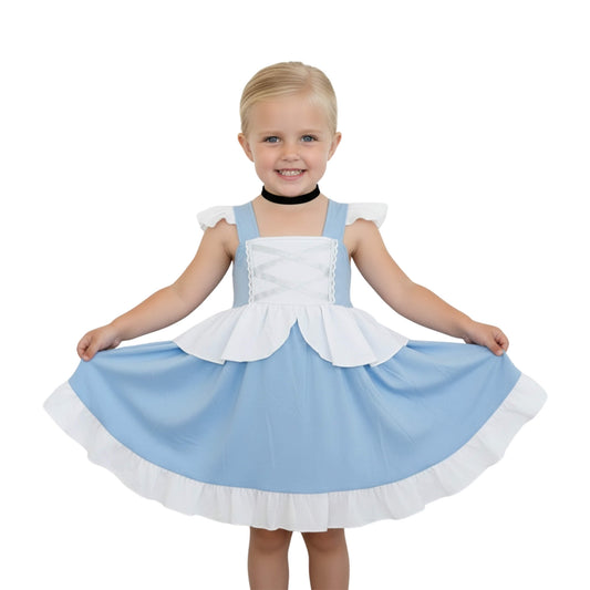 Cinderella Blue and White Costume Everyday Dress