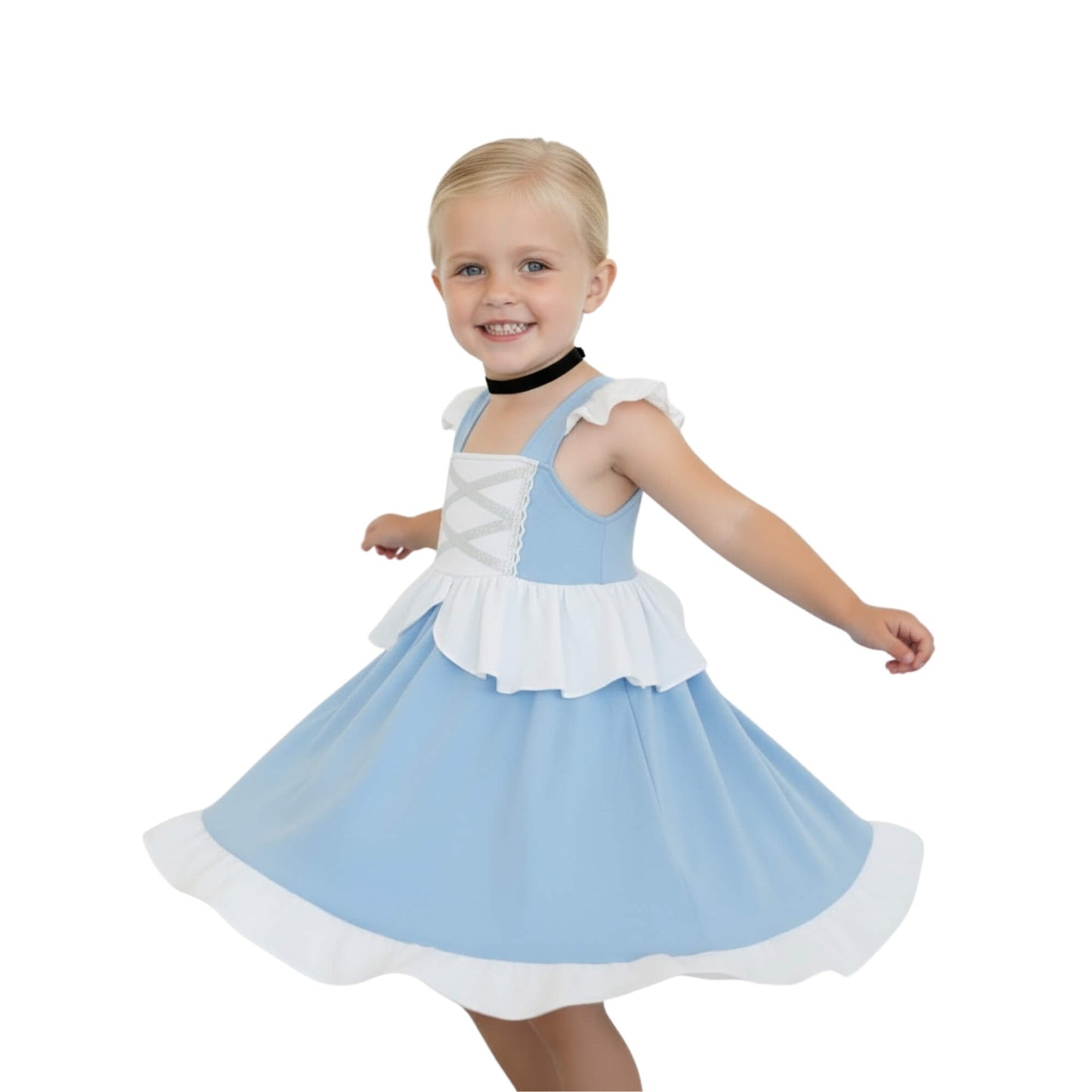 Cinderella Blue and White Costume Everyday Dress