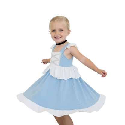 Cinderella Blue and White Costume Everyday Dress
