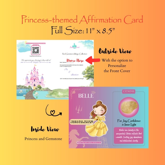 Princess Belle' Sweet Escape Castle Crystal Kit - Citrine