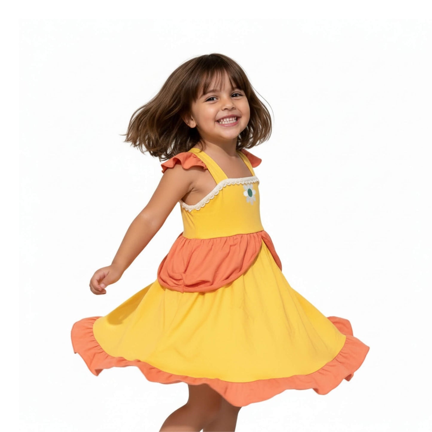 Princess Daisy Cosplay for Kids