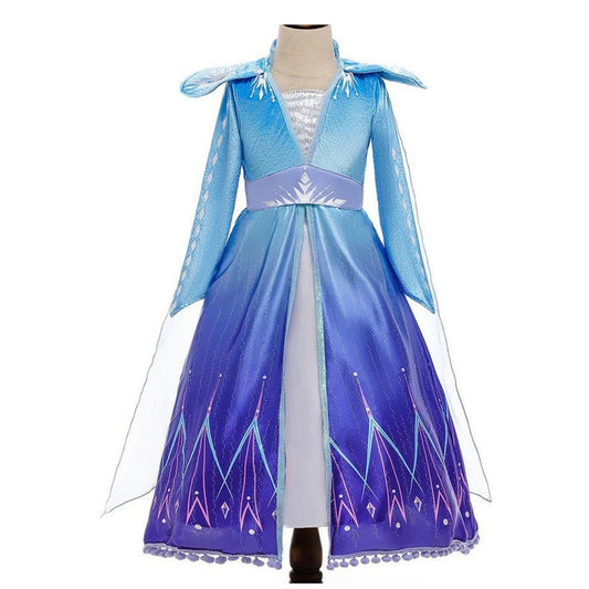 Deluxe Elsa Halloween Costume with Frozen 2 Dress and Ice Queen Accessories