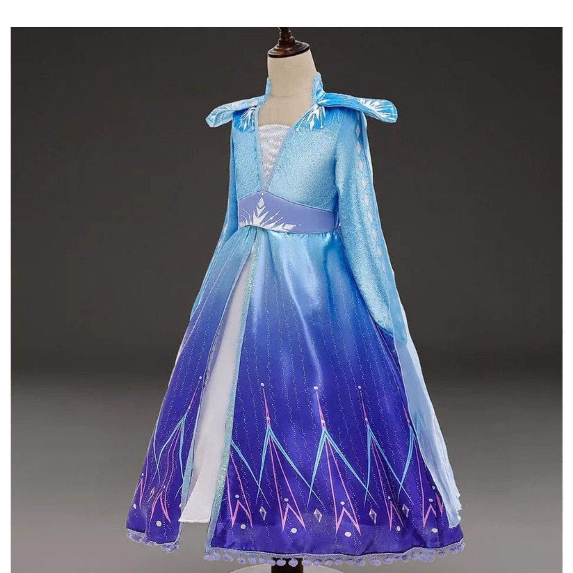 Deluxe Elsa Halloween Costume with Frozen 2 Dress and Ice Queen Accessories