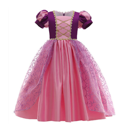 Deluxe Purple Rapunzel Birthday Dress - Disney-Inspired Princess Costume