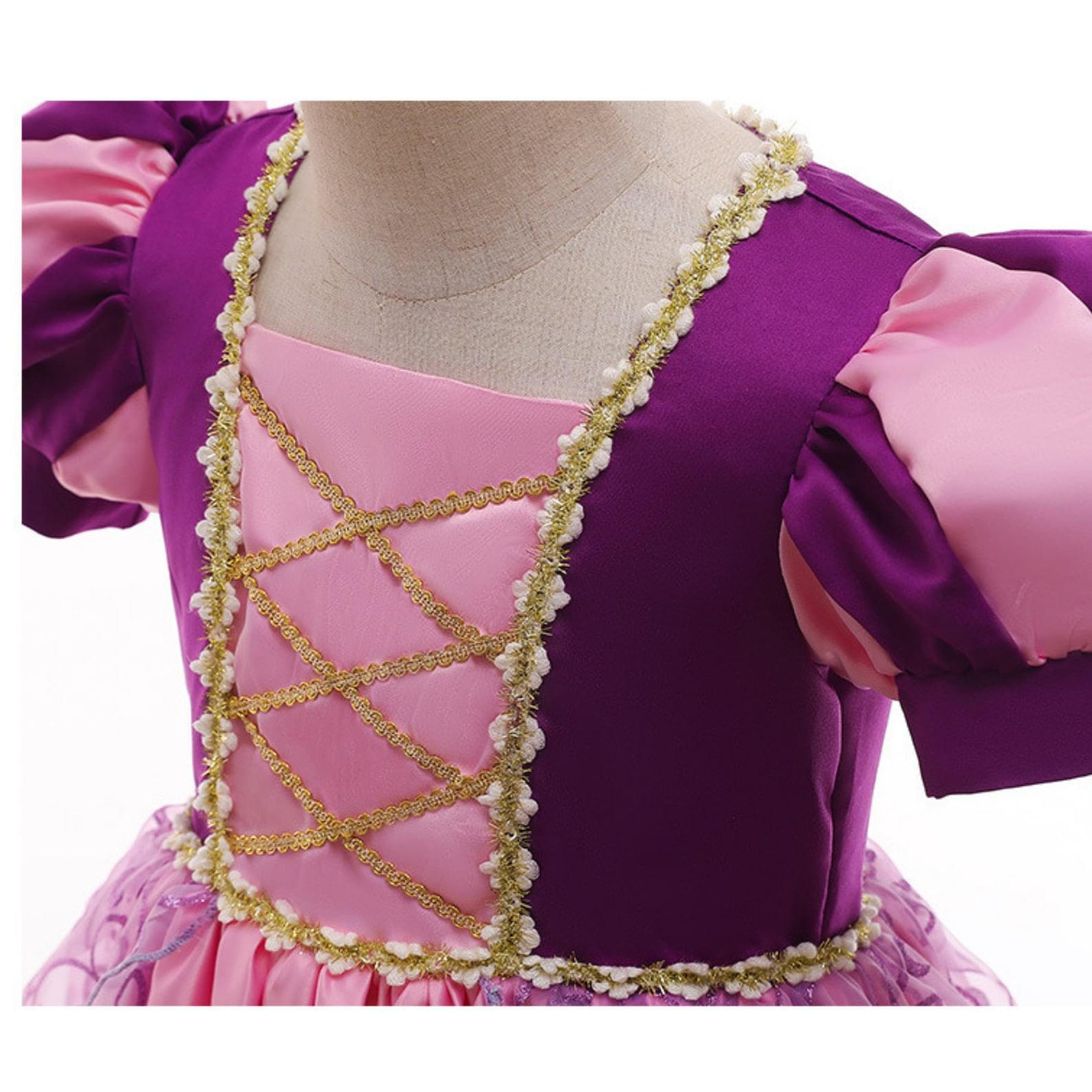 Deluxe Purple Rapunzel Birthday Dress - Disney-Inspired Princess Costume