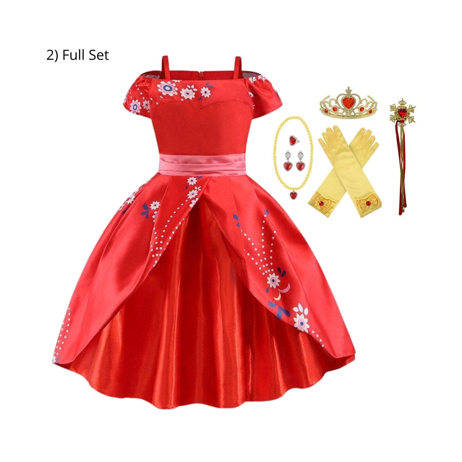 Disney-Inspired Elena of Avalor Birthday Dress Full Set