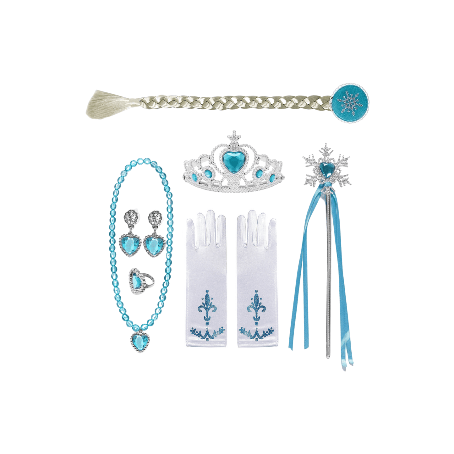 Disney-Inspired Elsa Frozen 2 Dress with Accessories