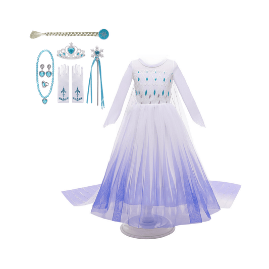 Disney-Inspired Elsa Frozen 2 Dress with Accessories Dress + Accessories