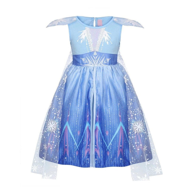 Girls Princess Elsa Inspired Dress Costume – SkipStars