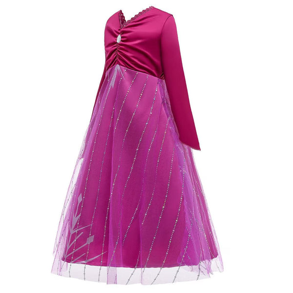 Disney-Inspired Frozen 2 Elsa Birthday Dress with Accessories Dress Only