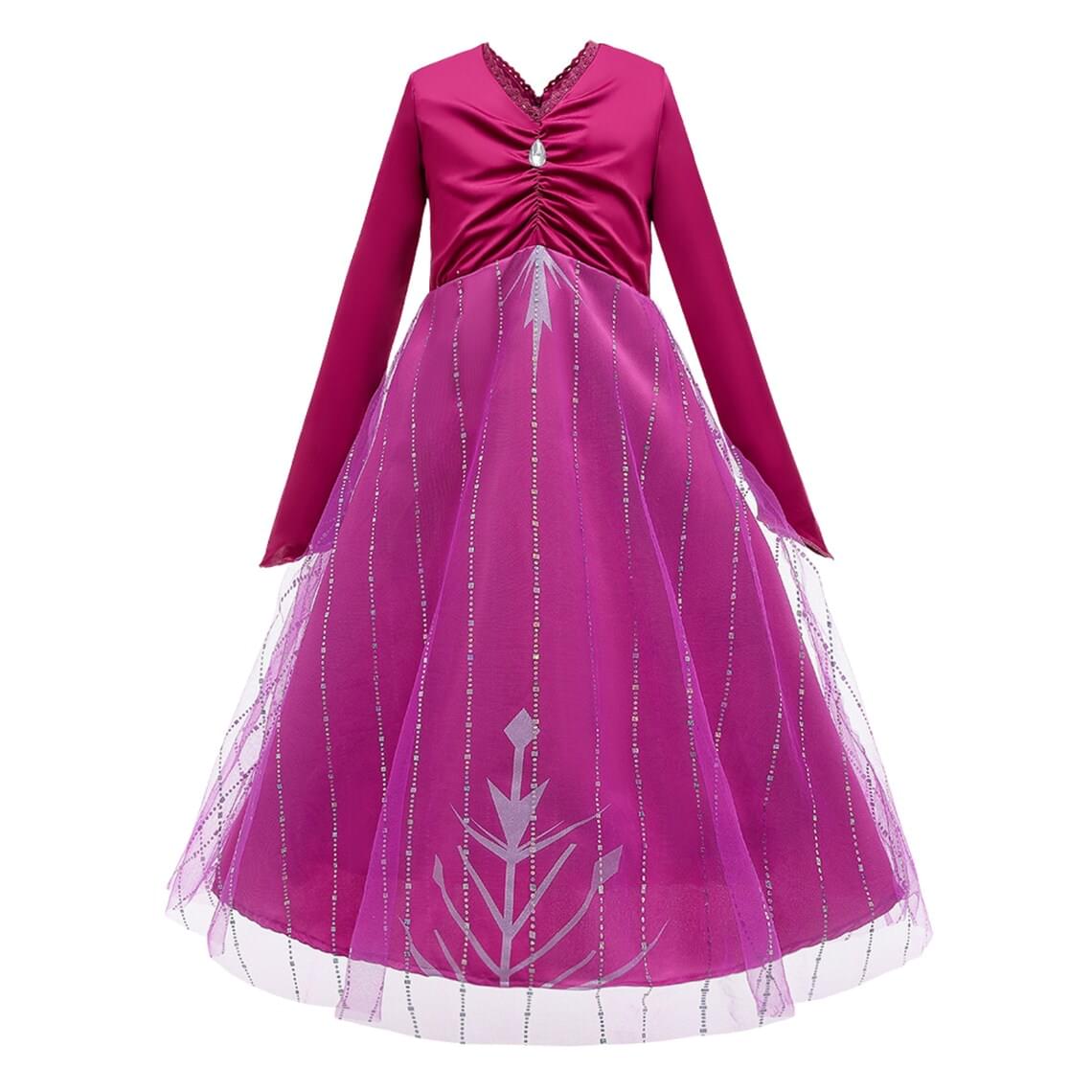 Disney-Inspired Frozen 2 Elsa Birthday Dress with Accessories