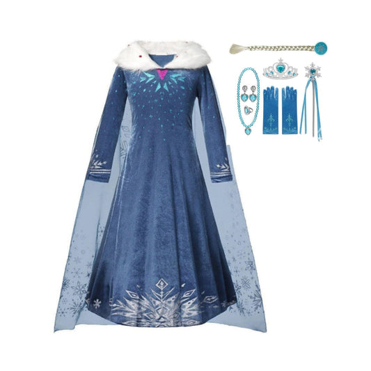 Disney-Inspired Frozen Elsa Dress and Olaf Adventure Costume Dress + Accessories