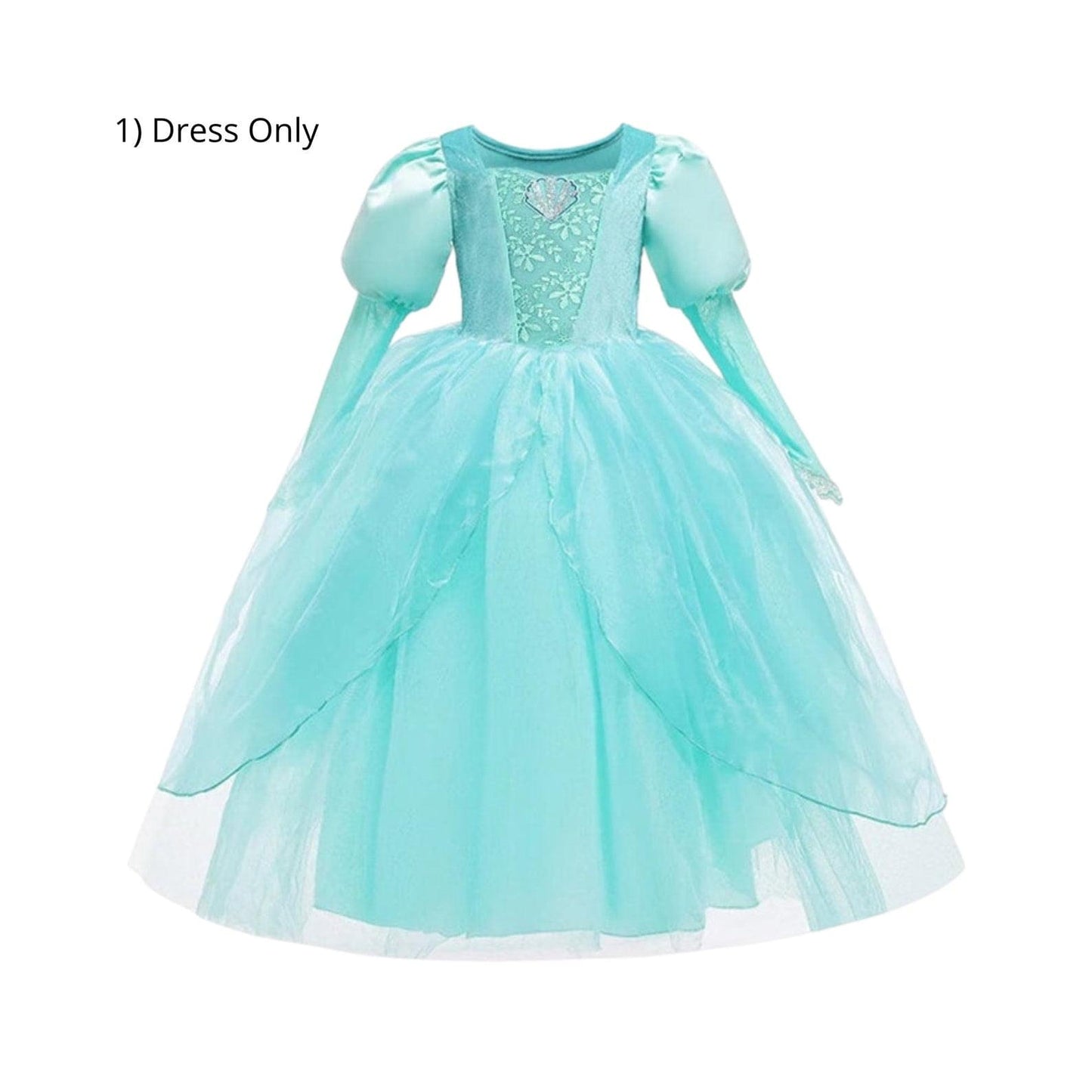 Disney-Inspired Little Mermaid Birthday Ariel Dress + Accessories Dress Only