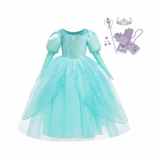 Disney-Inspired Little Mermaid Birthday Ariel Dress + Accessories