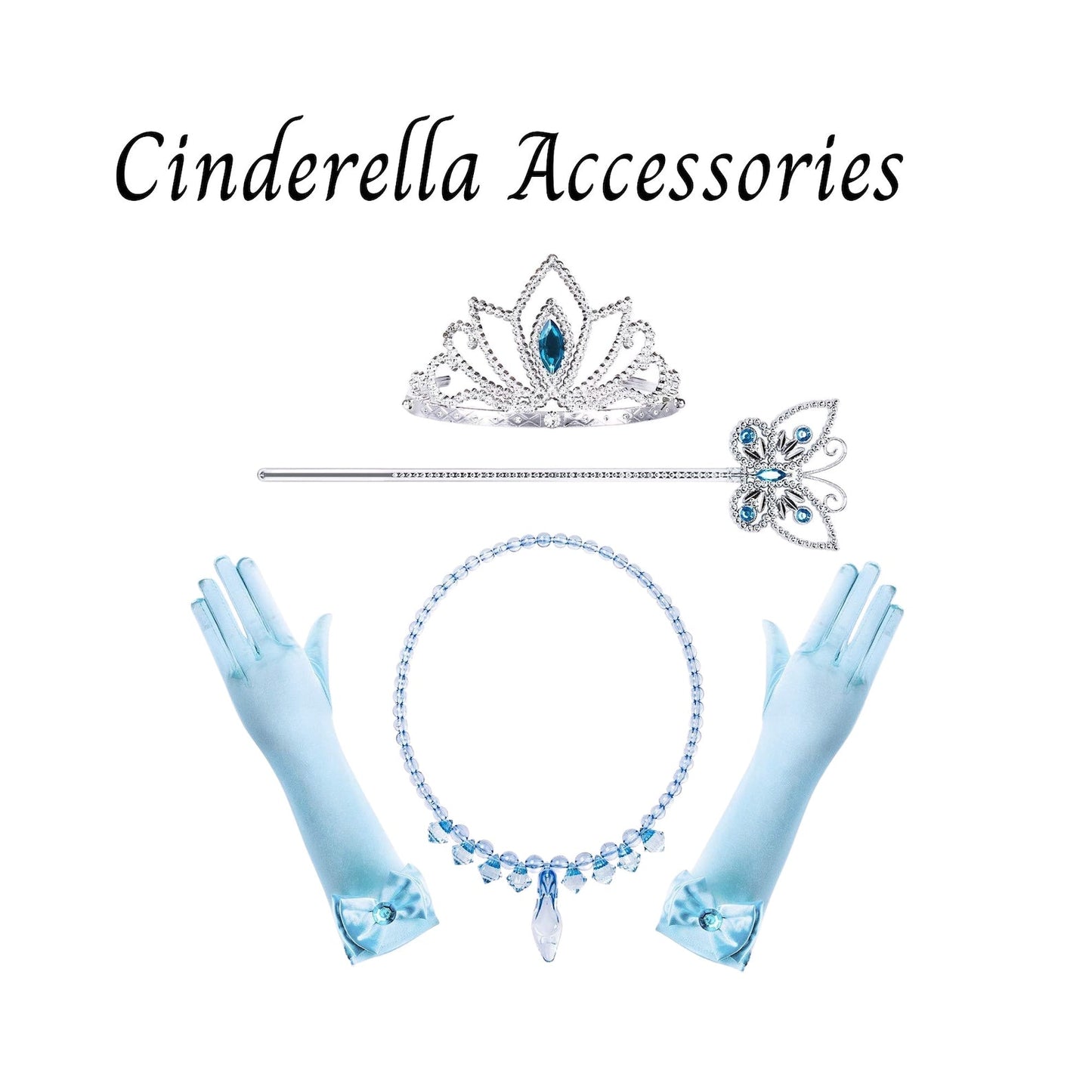 Disney-Inspired Princess Cinderella "La Cenicienta" Accessories with Personalized Tote Bag, Princess Cinderella Gift Set, Cinderella Accessories