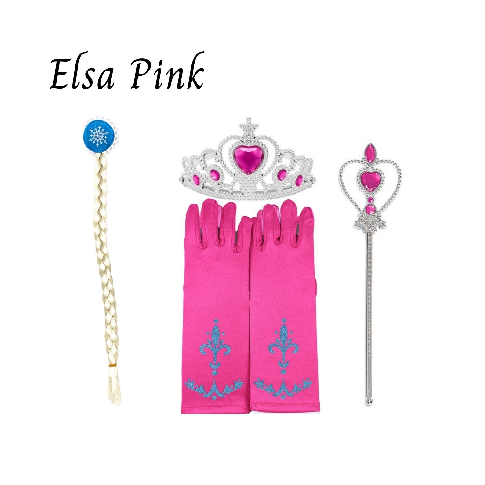 Disney-Inspired Frozen Princess Elsa Personalized Tote Bag Gift Set Elsa Pink Accessories