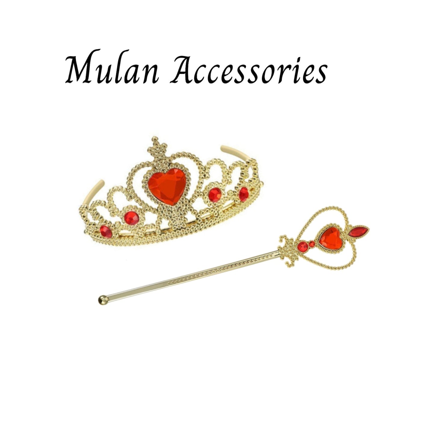 Disney-Inspired Princess Mulan Accessories with Personalized Tote Bag, Princess Mulan Gift Set Mulan Accessories