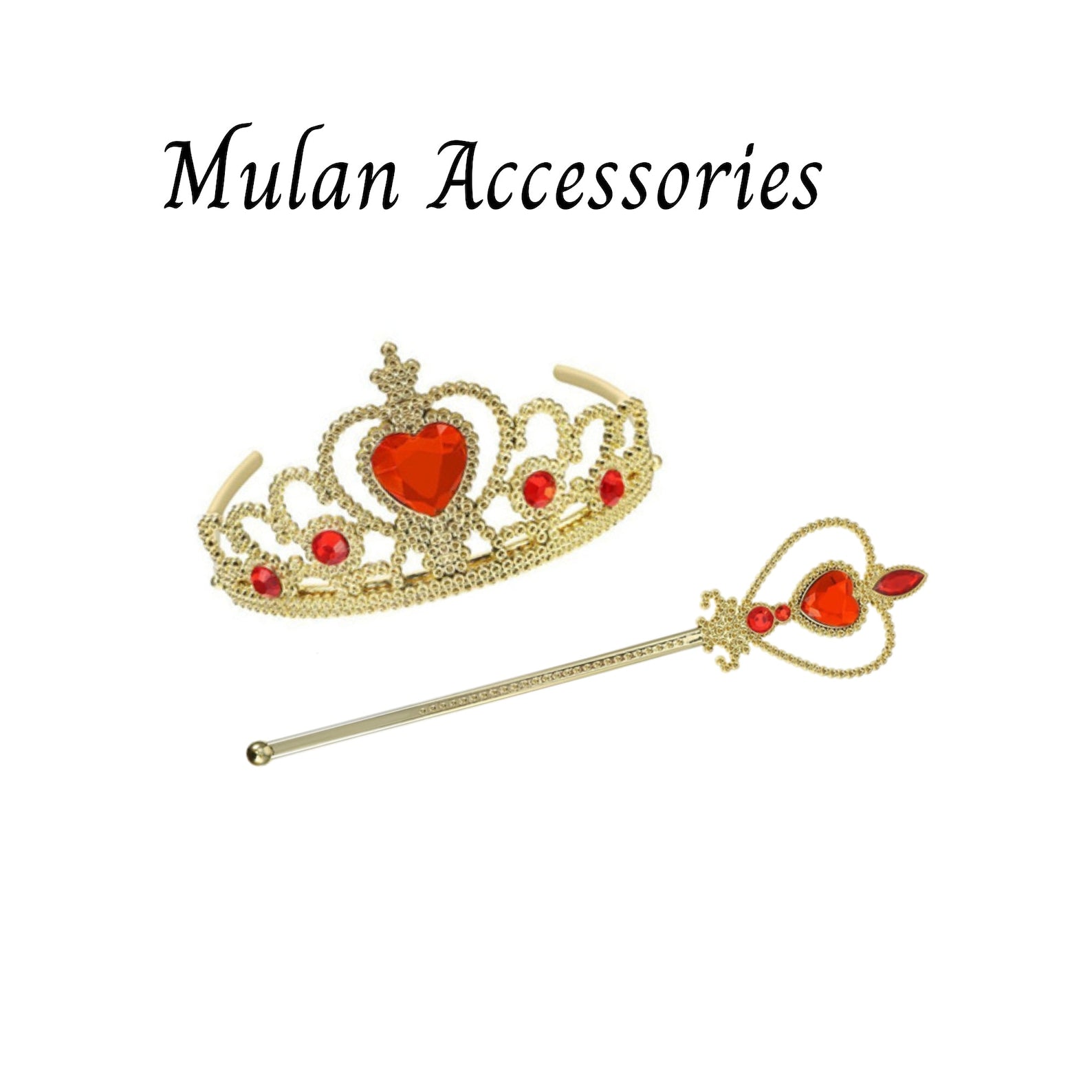 Disney-Inspired Princess Mulan Accessories with Personalized Tote Bag, Princess Mulan Gift Set Mulan Accessories