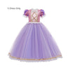 Disney-Inspired Princess Rapunzel Costume Dress for Birthday Party Dress Only