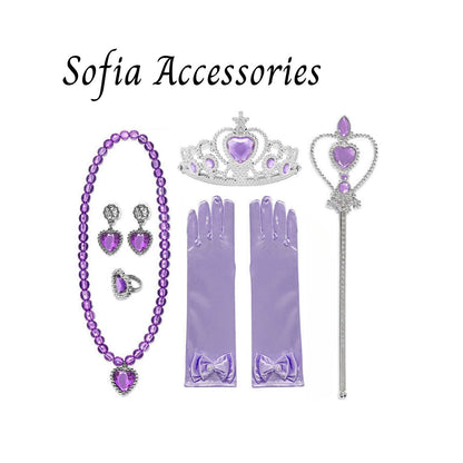 Disney-Inspired Princess Sofia the First Accessories with Personalized Tote Bag, Princess Sofia the First Gift Set, Sofia the 1st Sofia Accessories