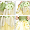Disney-Inspired Princess Tiana Birthday Dress with The Frog Dress Costume