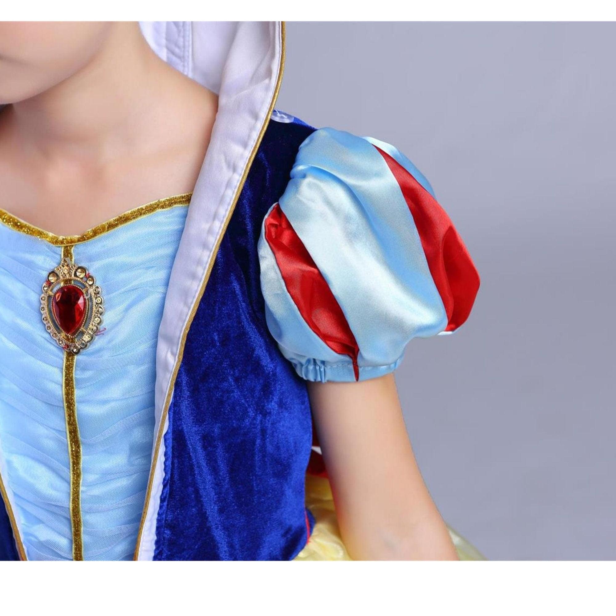 Disney-Inspired Snow White Deluxe Costume for Dress Up or Birthday