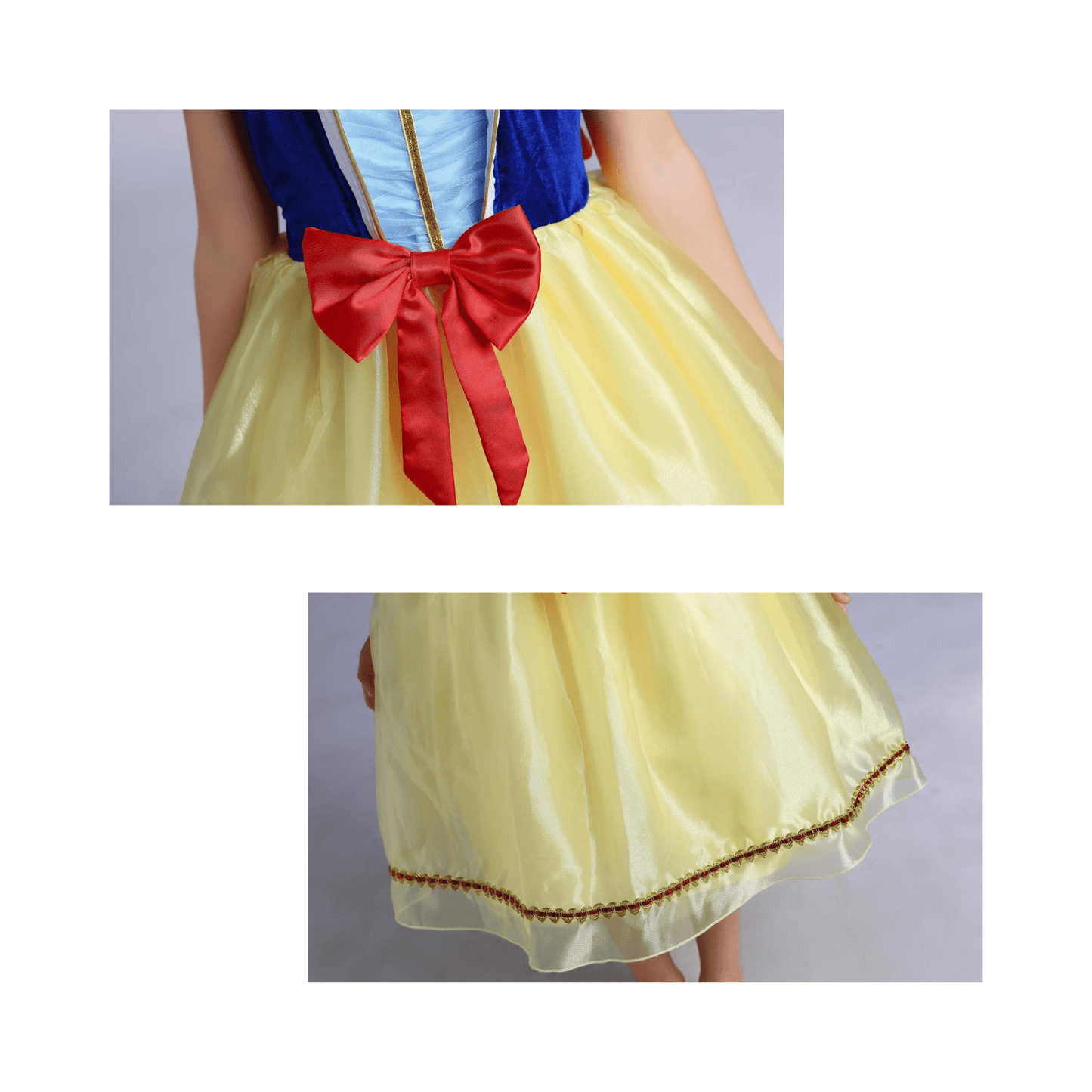 Disney-Inspired Snow White Deluxe Costume for Dress Up or Birthday