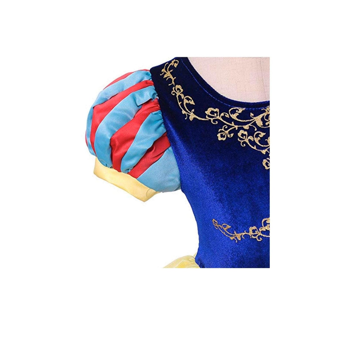 Disney-Inspired Snow White Deluxe Dress for Girls and Toddlers Costume