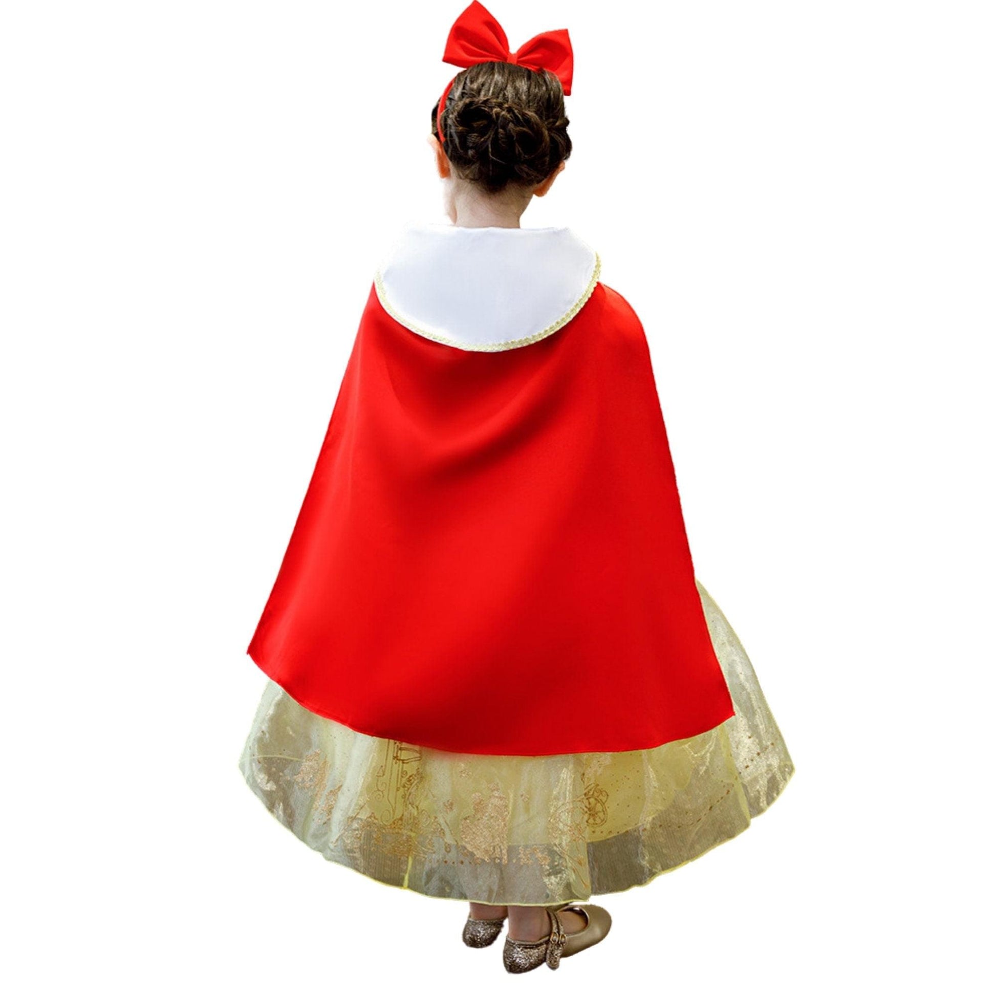 Disney-Inspired Snow White Deluxe Dress for Girls and Toddlers Costume