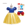 Disney-Inspired Snow White Dress for Girls and Toddlers Full Set