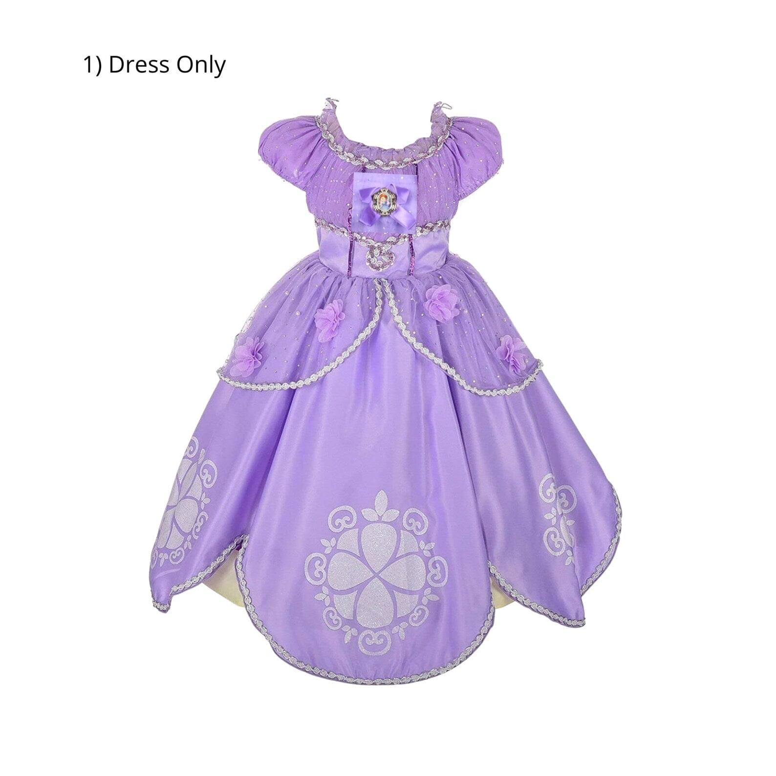 Disney-Inspired Sofia the First Birthday Dress for Little Princesses Dress Only