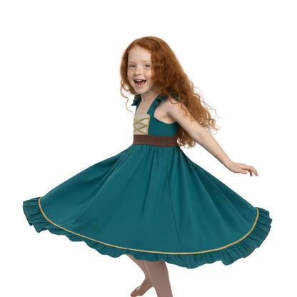 Merida Brave Princess Dress for Kids Everyday Costume